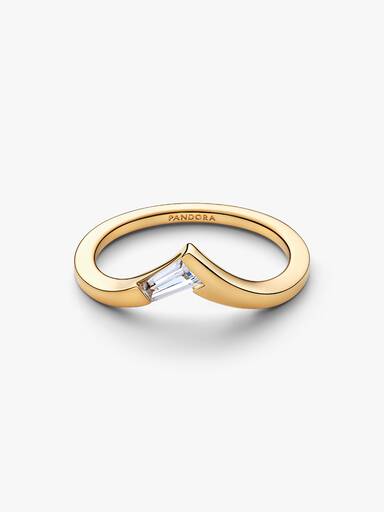 Anello Tiara baguette