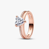 Doppelband Herz Ring Doppelband Herz Ring